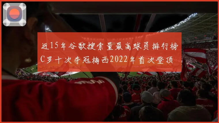近15年谷歌搜索量最高球员排行榜C罗十次夺冠梅西2022年首次登顶